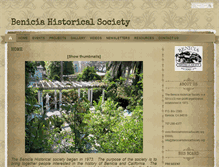 Tablet Screenshot of beniciahistoricalsociety.org